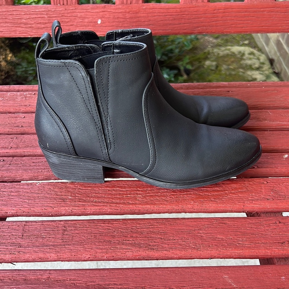 leather booties